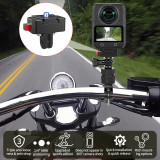 Aluminum Alloy Quick-Release Base, Camera Mount Adapter for Fill Lights, Microphones, Osmo Action 5 Pro/360, X5 X4 X3, Hero 13/12 Adapter