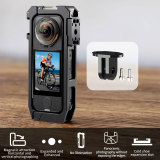 Aluminum Magnetic Quick-Rlease Camera Cage for X4 Air, Expansion Protector Frame with N52 Strong Magnetic Force & Dual Cold Shoes for Selfie Sticks, Tripods