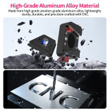 Aluminum Alloy Quick-Release Base, Camera Mount Adapter for Fill Lights, Microphones, Osmo Action 5 Pro/360, X5 X4 X3, Hero 13/12 Adapter