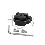Quick Release NATO Slider Extension Board for RS 3/RS 4 Mini, Universal NOTA Rail-type External Plate with 1/4  Screws for Camera Cage, Monitor