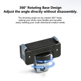 Magnetic Quick-Release Adapter Mount, 360° Rotating Magnetic Base Tripod Accessory Compatible with Action 5 Pro/4/3/6 Action Cameras