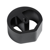 Metal Adapter for Mini Stand Receiver Accessory, 5.2cm/5.4cm Diameter, Waterproof Mounting Adapter for RVs, Boats, Rooftops with Precise Hole Positioning