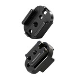 Quick Release NATO Slider Extension Board for RS 3/RS 4 Mini, Universal NOTA Rail-type External Plate with 1/4  Screws for Camera Cage, Monitor
