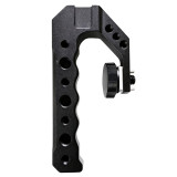 Universal Side Handle for Camera Cages, Aluminum Ergonomic Carrying Handle with 1/4'' & 3/8'' ARRI-standard Hole, Camera Cage Extension Accessories