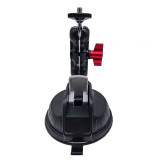 Car Phone Holder Suction Cup, 360° Adjustable Camera Mount Bracket with 1/4  Screw Magic Arm for Hero/X5 Action Camera Smartphone