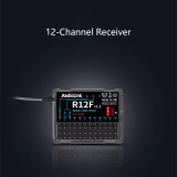 Radiolink R12F Receiver, Fixed-Wing Vehicle/Ship Sbus PWM CRSF Online Upgrade with Built-in Simulator Program