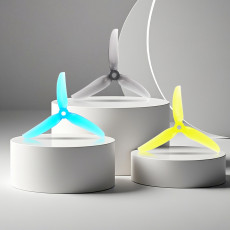 HQProp 4x2.5x3V2S 4-inch FPV (Fulfilled Perimeter) Drone Propellers (Toothpick-shaped Blades)