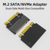 M.2 NVME M-Key B+M 2230 to 2242 SATA-Bus SSD Extension Adapter Card Compatible with ThinkPad X270 X280 T470 T480 L480 T580 Serials (2230 to 2242)