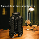 Dual-handles Phone Cage Stabilizer Video Rig, Foldable Handheld Grip Bracket for Smartphone Handle Filmmaking Magnetic Phone Holder