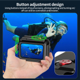 Magnetic Quick-Release Waterproof Case, Aluminum Alloy 80M Diving Cases, High-Transparency Professional Underwater Protective Cover for Osmo Action 6