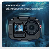 Magnetic Quick-Release Waterproof Case, Aluminum Alloy 80M Diving Cases, High-Transparency Professional Underwater Protective Cover for Osmo Action 6