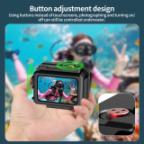 Magnetic Quick-Release Waterproof Case, Aluminum Alloy 80M Diving Cases, High-Transparency Professional Underwater Protective Cover for Osmo Action 6