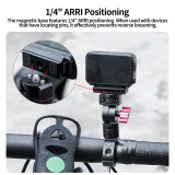 Camera Mount Adapter, Magnetic Quick-Release Expansion Accessory Compatible with Tripods, Selfie Sticks, Gimbals with 1/4  Screws