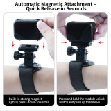 Camera Mount Adapter, Magnetic Quick-Release Expansion Accessory Compatible with Tripods, Selfie Sticks, Gimbals with 1/4  Screws