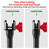 Multi-Functional Camera Extension Rod, Aluminum Alloy Connecting Rods, Universal Action Camera Expansion Accessory