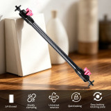 Multi-Functional Camera Extension Rod, Aluminum Alloy Connecting Rods, Universal Action Camera Expansion Accessory