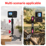Multi-Functional Camera Extension Rod, Aluminum Alloy Connecting Rods, Universal Action Camera Expansion Accessory
