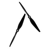 (HQProp) TE 7x12 Electric Propeller, Black, 7x12 Front View