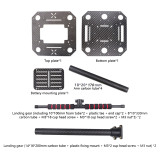 10-inch Carbon Fiber Frame Compatible with the HSKRC G450, High Strength, Ample Space for Under-Frame Battery Mounting