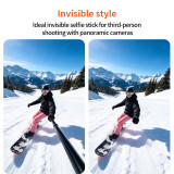 Selfie Stick, 6-Section Adjustable Length Handle Grip Compatible with Osmo 360, X5/X4 Air/X4, Hero 13/12/11 Action Cameras Tripods