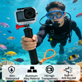60M Camera Waterproof Case, High-Definition Underwater Photography Protective Case, Shock-Resistant Diving Protective Cover Compatible with Action 6
