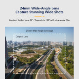 185° Wide-Angle Filter Compatible with Go Ultra, Osmo Nano Camera