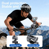 Aluminum Alloy Super Clamp, Motorcycle Handlebar Mount Compatible with Action Cameras