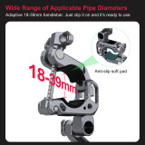 Aluminum Alloy Super Clamp, Motorcycle Handlebar Mount Compatible with Action Cameras