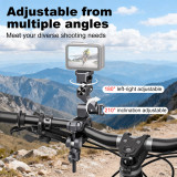 Aluminum Alloy Super Clamp, Motorcycle Handlebar Mount Compatible with Action Cameras