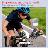 Aluminum Alloy Super Clamp, Motorcycle Handlebar Mount Compatible with Action Cameras