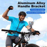 Aluminum Alloy Super Clamp, Motorcycle Handlebar Mount Compatible with Action Cameras