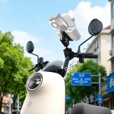 Aluminum Alloy Super Clamp, RC2 N3/N2 Bike Handlebar Mount for 4 Pro/NEO 2 Remote Controller with Universal 1/4-inch Screw