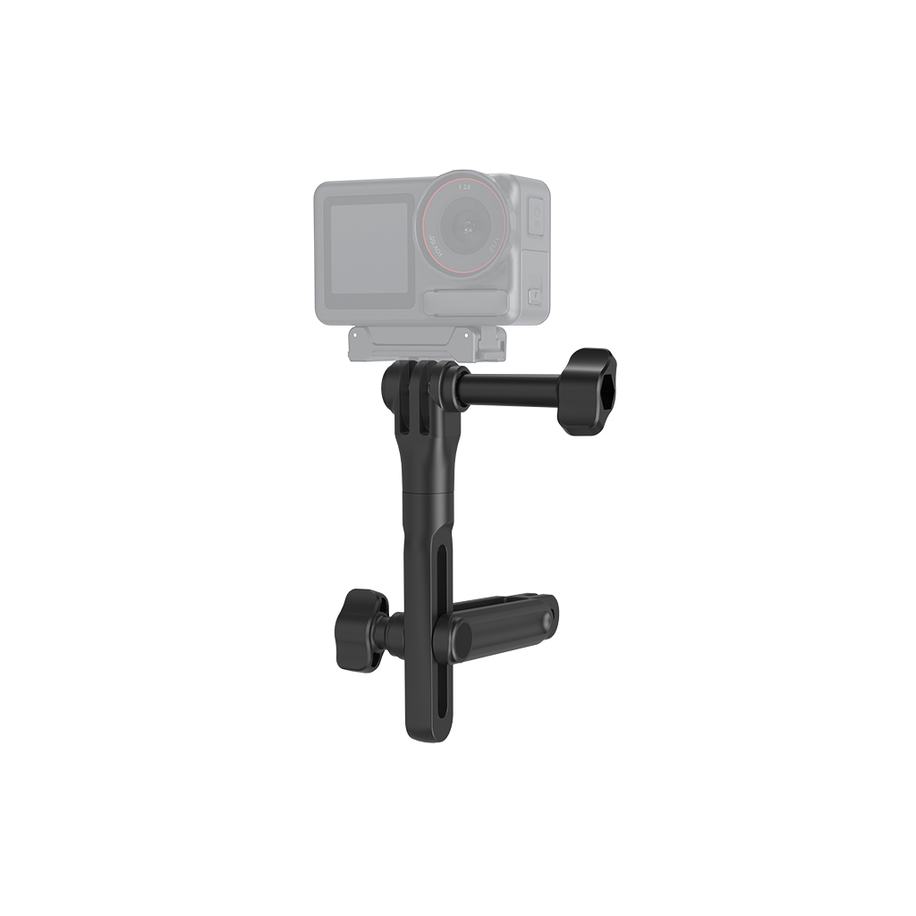Magnetic Mount Adapter for Neck Strap, 720° 3-Section Adjustable Extension Arm for Hero 13 Action Camera Phone Vlog Photograph Bracket