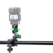 Aluminum Alloy Super Clamp, Motorcycle Handlebar Mount Compatible with Action Cameras