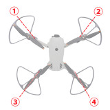 Propeller Guards for Lito 1/X1, Propeller Holder Starp Providing Protection Against Drops and Scratches During Flight