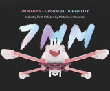 Axisflying Bando 5-inch Carbon Fiber Drone FPV Racing Kit with X-frame (Available in Pink or Blue)