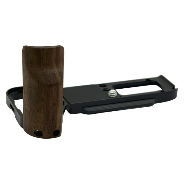 Wooden Handle Compatible with Sony A7C2 Camera Quick-Release Plate for Sony A7CR Mirrorless Camera