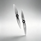 HQProp DP5.1X4.5 (2 forward, 2 reverse) 2-blades Propeller for FPV Racing Drones, Gray