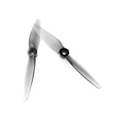 HQProp DP5.1X4.5 (2 forward, 2 reverse) 2-blades Propeller for FPV Racing Drones, Gray