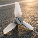 HQProp T2X2X3-PC 2-inch Propeller, Small Blade, for FPV Drones, Durable  (Two Forward, Two Reverse)