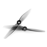 HQProp DP5.1X4.5 (2 forward, 2 reverse) 2-blades Propeller for FPV Racing Drones, Gray