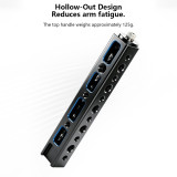 Aluminum Alloy Side Handle with NATO Rail-type, DSLR Quick-Release Camera Cage Side Grip, Portable Gimbal Cold Shoe Extension Handle