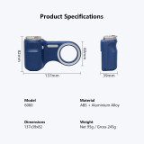 Multifunctional Magnetic Phone Camera Shutter Grip, Selfie Handle with Shutter Button, Lanyard, Detachable Remote Control Button Fill Light Tripod Accessories