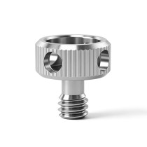 Threaded Knurled Thumbscrew, Monitor Mount Screws, Stainless Steel Clamping Knobs Grip Thumb Screw Mounting for Camera Cage Tripod