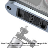 Metal Expansion Camera Cage with Magnetic Quick Release, Multi Expansion Ports, Drop Protection Frame Compatible with Action 5 Pro/3/4