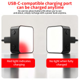 Magnetic Fill Light Compatible with Osmo Pocket 4/3, Mini LED Video Light with 3 Color Modes & Adjustable Brightness On-Camera Lighting for Selfie Vlog