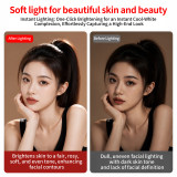 Magnetic Fill Light Compatible with Osmo Pocket 4/3, Mini LED Video Light with 3 Color Modes & Adjustable Brightness On-Camera Lighting for Selfie Vlog