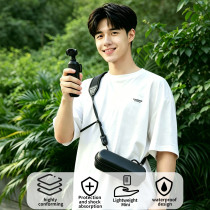 Carrying Case Compatible with Osmo Pocket 3/4, All-in-One Storage Bag for Camera, Hand Wrist Strap for Portable Travel