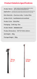 Carbon Fiber Selfie Stick for Cycling, 5-Section Extendable Telescopic Pole 32cm-112cm Compatible with Pocket 4/3, ACE Pro 2/Pro Cameras, Tripods 