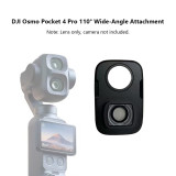 Magnetic Wide Angle Lens Attachment for Luna Ultra/Osmo Pocket 4pro, 110°/114° Horizontal Expanded Field of View Lens Accessory